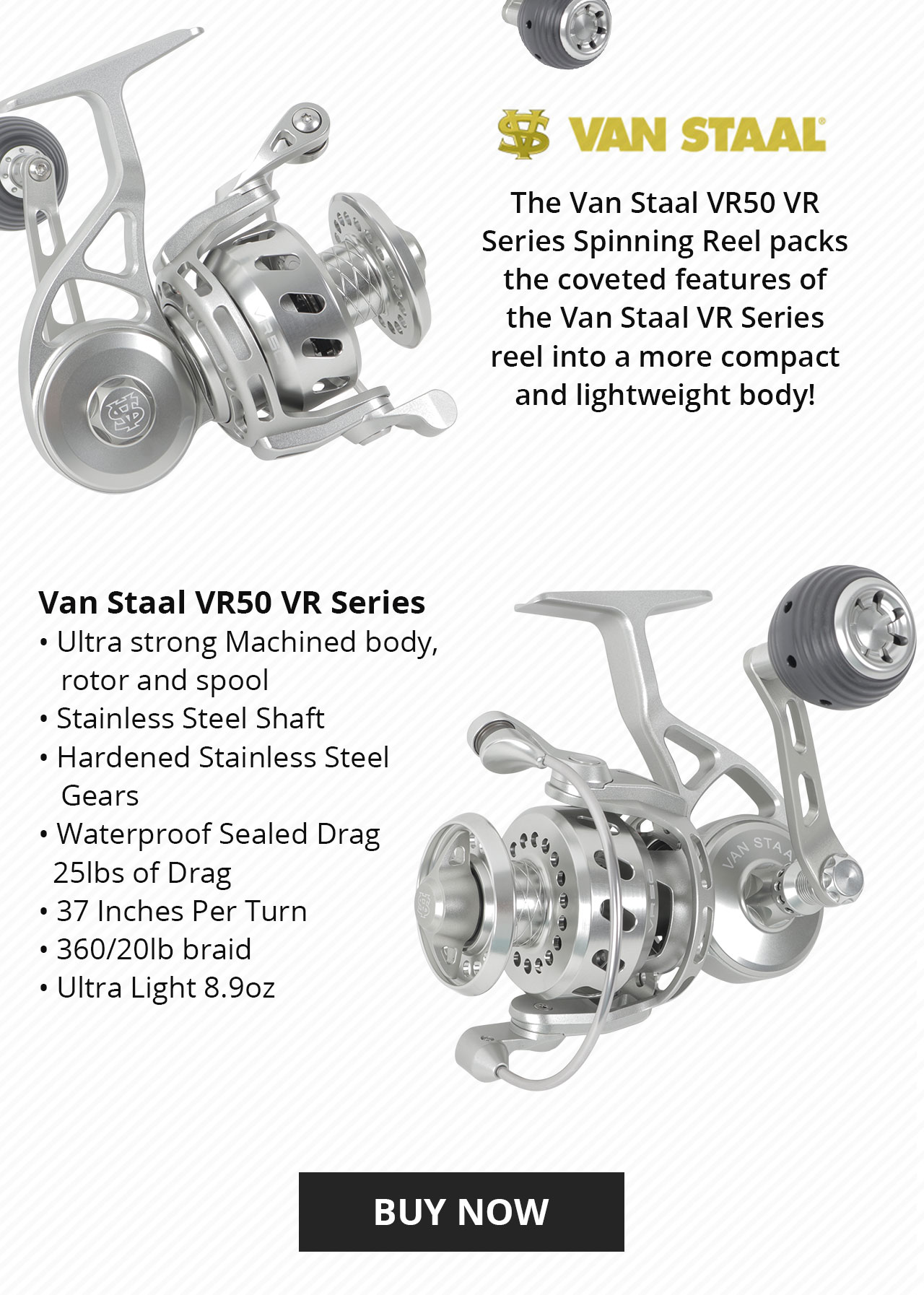 ✓ Van Staal VR50 Now IN-STOCK! - TackleDirect Email Archive