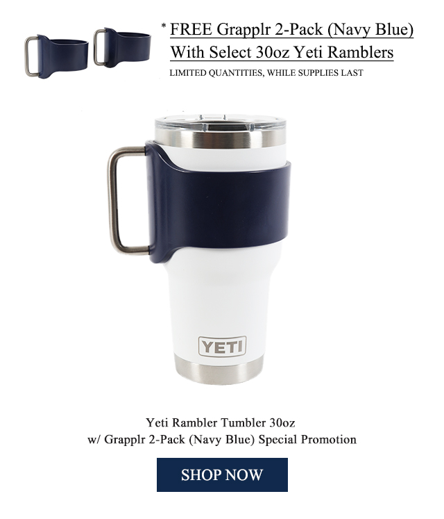 Free Grapplr 2-Pack (Navy Blue) With Select 30oz Yeti Ramblers